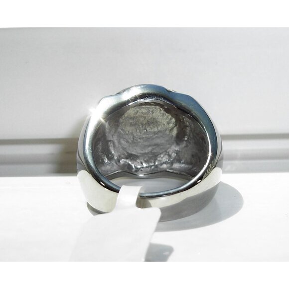 STAINLESS STEEL Men's Nautical Anchor Ring - Picture 8 of 15